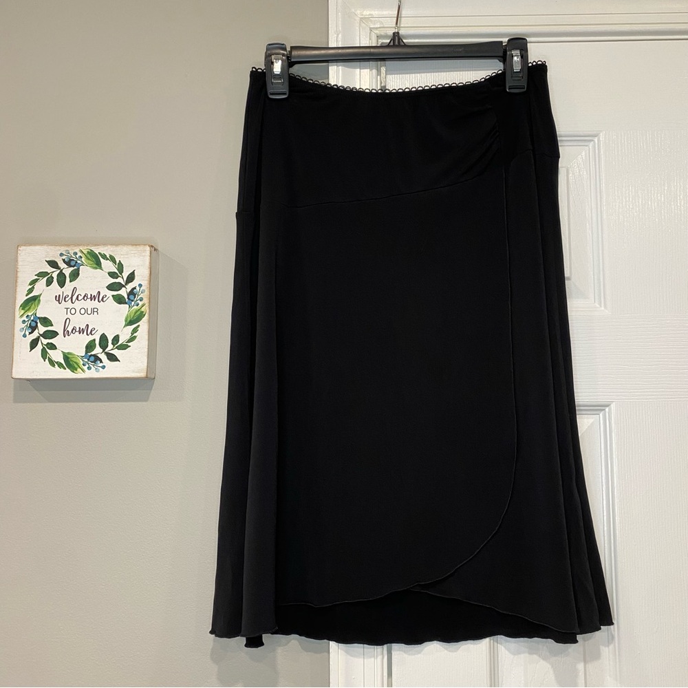 Outfit JPR Black Mid Length Skirt Slip Women’s Medium Vintage Made In USA